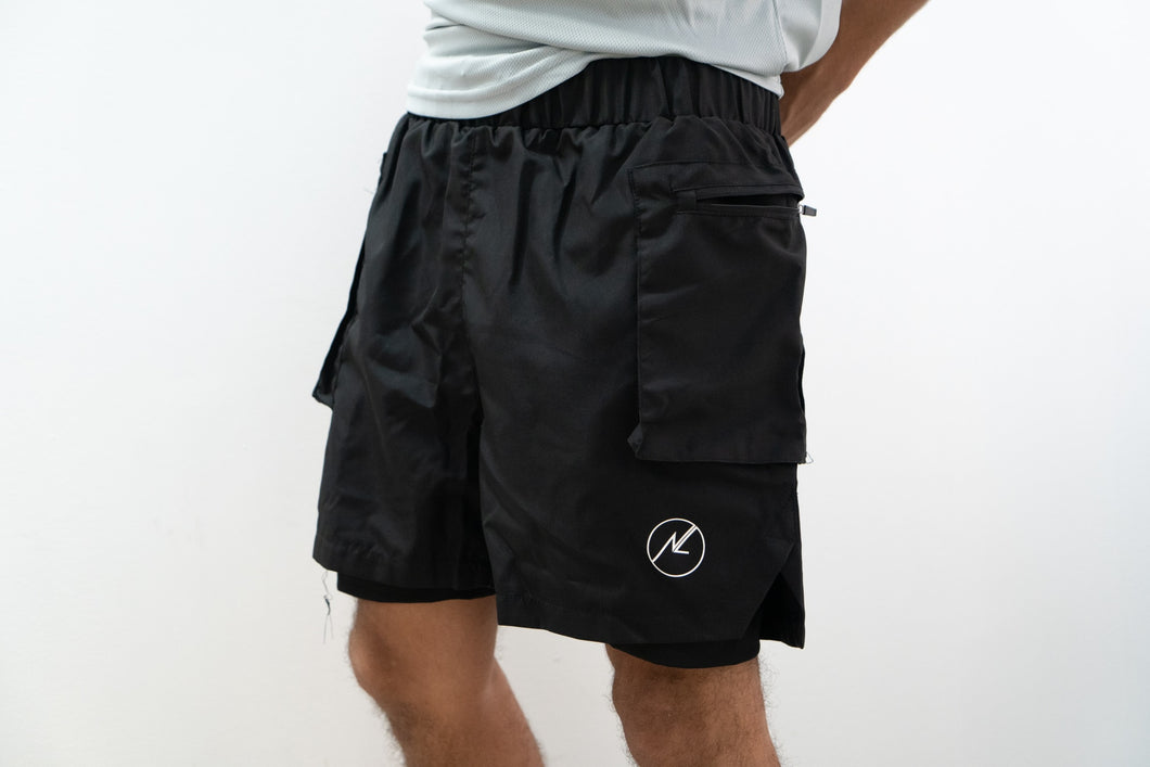 Black Cargo Short