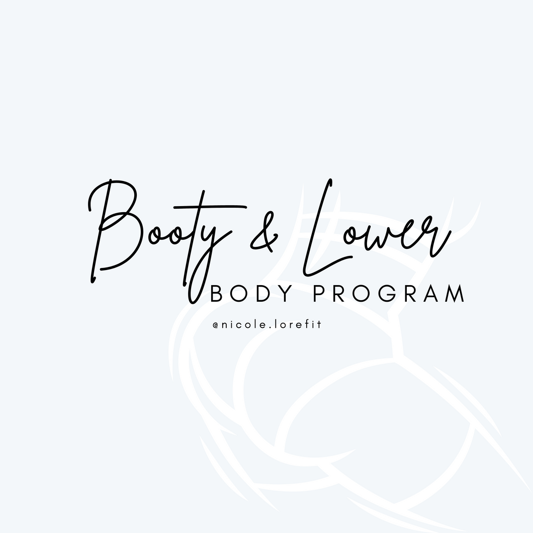 Booty & Lower Body Program